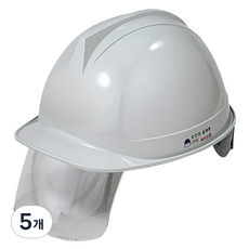 DONGMYUNG 頭盔型護目鏡安全帽 DMS-D-3002SH, 5個, 灰色
