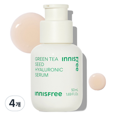 이니스프리 그린티 씨드 히알루론산 세럼, 50ml, 4개