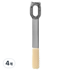 포밍홈 부드러운 상쾌한 발각질제거 그레이 브러쉬, 100g, 4개, 1개입