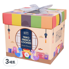 TRIKO 成偉食品 Gouffre夾心法式餅乾新年包裝 450g, 3組, 維也納咖啡口味21p+草莓口味21p