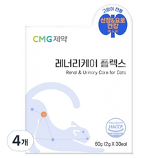 씨엠지제약 레너리케어 플렉스 유리너리, 4개, 신장, 30회분