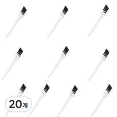 다해유 刮鬍刀清潔刷 白色 + 黑色, 1入, 20個