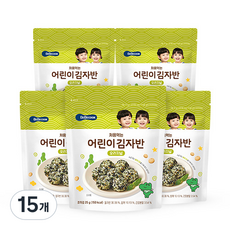 베베쿡 처음먹는 어린이 김자반, 오리지널맛, 25g, 15개