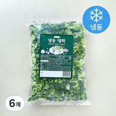 웰프레쉬 국내산 대파 (냉동), 6개, 1kg