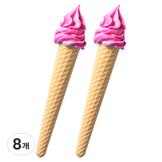 스위트 아이스크림 지우개, 핑크, 8개