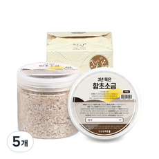 丹心答禮品3年陳海鹽鹹草鹽+金色禮盒, 5個, 300g