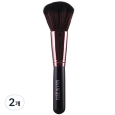 파우더 브러쉬 NO.24, 브라운, 2개