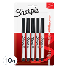 Sharpie 永久性麥克筆 超細字, 黑色, 10個