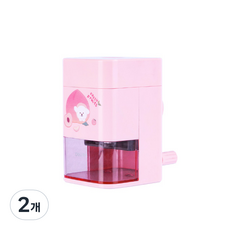 deLi 得力 水果自動進鉛旋轉式手柄削鉛筆機 71154, 粉紅色, 2個