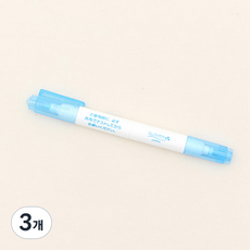Clover 可樂牌 雙頭水性筆, 藍色, 3個