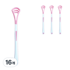 리빙홈디테일 고급 혀클리너 핑크, 16개