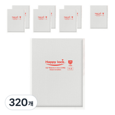 해피락 낱장타입 진공포장지 중형백, 320개