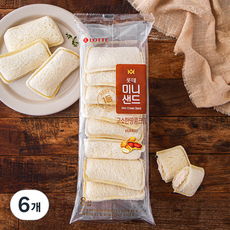 롯데웰푸드 미니 고소한 땅콩 크림샌드 8개입, 170g, 1개입, 6개