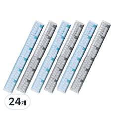 아이비스 30cm 가로세로방안자, 랜덤발송, 24개