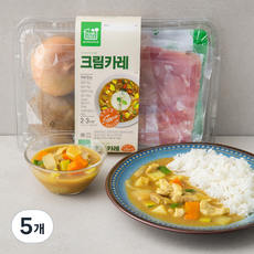 프레시밀 크림카레, 410g, 5개