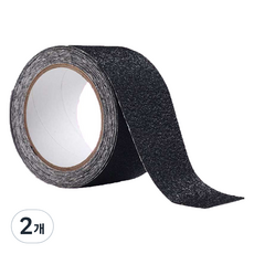 PVC 防滑安全膠帶 PEVA 黑色 寬5cm x 長5m, 2個