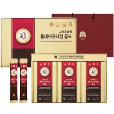 풍년보감 6년근 고려홍삼정 올데이굿타임 골드 30포 세트 + 쇼핑백, 300g, 6세트
