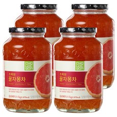 초록원 꿀자몽차, 1kg, 1개입, 4개