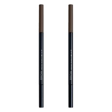 Solone 台灣公司貨 天生好手極細三角眉筆 EX, 01 深褐棕, 2支