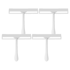 手壓式擠水器 + 無痕掛勾套組 白色, 4個