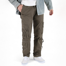 남성용 NP05 빈티지 면혼방 카고 팬츠