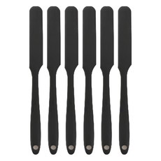 minono 米諾諾 矽膠料理長條刮刀 6個, 顏色隨機, 1組