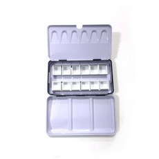 Wooriart 美術調色盤組, 12格, 混色, 1組