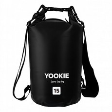 YOOKIE 防水袋 防水包 15L, 黑色
