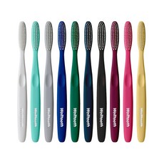 Wellkeeps Welltis 大頭 44 雙細毛牙刷, 10片, 1個