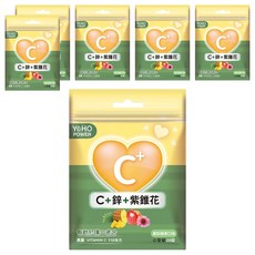 悠活原力 悠活維生素C 鋅口含錠 鳳梨蘋果口味, 28顆, 6包