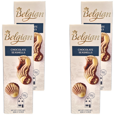 The Belgian 比利時 榛果夾心貝殼造型巧克力, 65g, 4盒