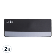 린백 마우스 장패드 LB101EM, 그레이, 2개