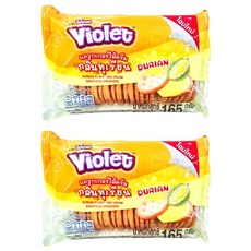 Violet 雙盟 榴槤口味夾心餅乾 165g, 2包