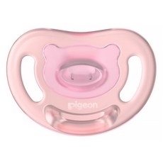 pigeon 貝親 Soft Buddy全矽膠安撫奶嘴 S, 0-3個月, 淺粉, 1個