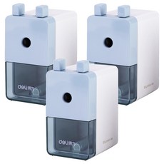 사무용 미니 연필깍이, 혼합색상, 3개