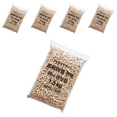 친환경편백아트 프리미엄 편백 미니 큐브칩 혼합색상, 1.5kg, 5개