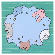 마이 버디 스티키 메모패드, 03 Green, 50매, 1개