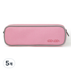룬룬 267 멜로우 라운드 펜케이스, 샌드핑크, 5개