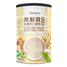 Vilson 米森 無麩質有機杏仁穀奶無加糖, 1罐, 400g