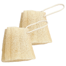 Mandisa 絲瓜沐浴球, 象牙白, 2個, 1入