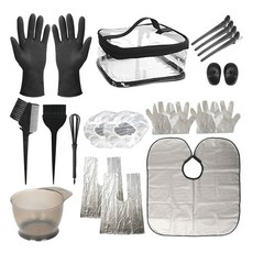 daily friends 家用高級染髮工具14件組, 混合色, 1套