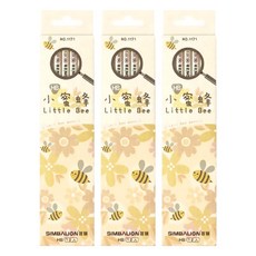 SIMBALION 雄獅 小蜜蜂三角塗頭鉛筆 HB 12支, 3盒, 1171-HB