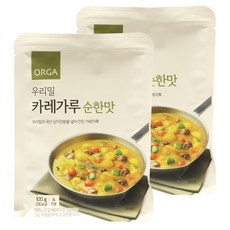 ORGA WHOLE FOODS 韓國小麥咖哩粉 溫和口味, 100g, 2個