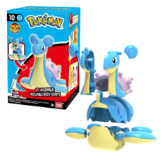 LDCX 靈動創想 寶可夢組裝可動公仔 拉普拉斯 正版授權 可動關節 DIY組裝樂趣, 1個