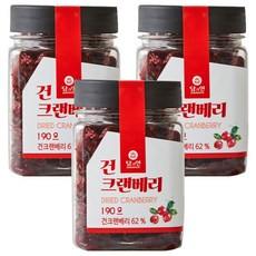 담과연 건크랜베리, 190g, 3개