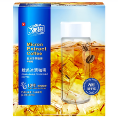3點1刻 微米冷萃咖啡 中烘焙, 咖啡粉 30包 + 隨手瓶 320ml, 12盒