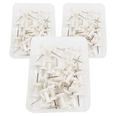 마다꾸미 압정 화이트, 3개, 30개입