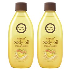 Happy Bath 真正滋潤的身體油，帶有果香, 250ml, 2入