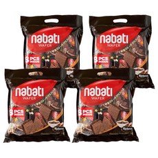 nabati 巧克力威化餅 18個入, 414g, 4袋