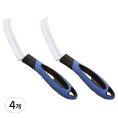 前途光明 浴室磁磚縫隙刷 清潔刷, 4個, 藍色